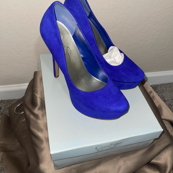 Jessica Simpson Blue Pumps - Picture 3 of 5
